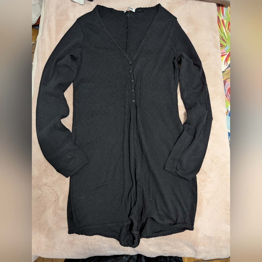 Victoria's Secret Black Romper